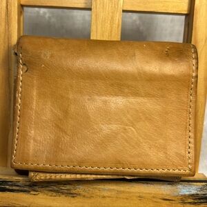 Handcrafted buttery soft glove leather trifold wallet